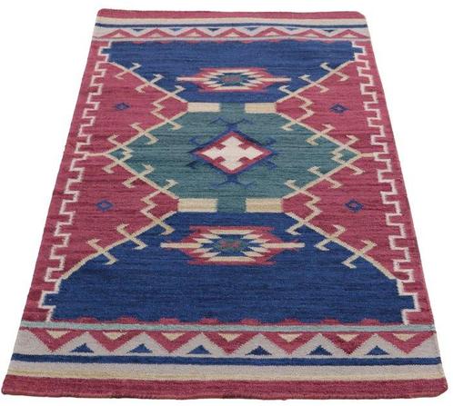 Kelim - Vloerkleed - 160 cm - 90 cm - Natuurf Colin, Huis en Inrichting, Stoffering | Tapijten en Vloerkleden