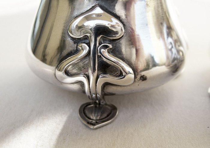 James Fenton & Co. - Zoutvat (2) - Birmingham 1908, Antiek en Kunst, Antiek | Zilver en Goud