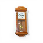 Wandklok - Art Deco Hout, Messing - 1930-1940 - Art Déco