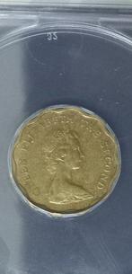 Hong Kong. Elizabeth II. 20 Cents 1980 ANACS AU58 (Sans prix, Timbres & Monnaies