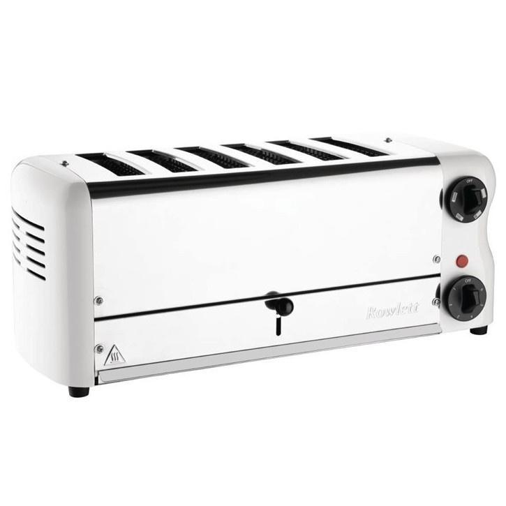 Broodrooster/Tosti-Apparaat | ESPRIT | RVS/Wit | 6 Sleuven, Zakelijke goederen, Horeca | Keukenapparatuur, Nieuw in verpakking
