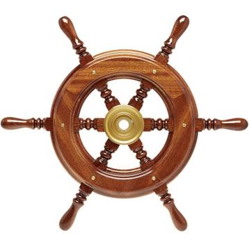 Houten Stuurwiel Boot Mahonie 430mm, Ophalen of Verzenden