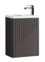 Toiletmeubel Faro 40 x 22 cm Bruin Eiken Fonteinmeubel, Verzenden, Nieuw
