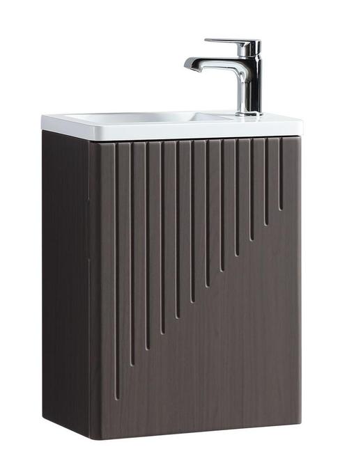 Toiletmeubel Faro 40 x 22 cm Bruin Eiken Fonteinmeubel, Doe-het-zelf en Bouw, Sanitair, Nieuw, Verzenden
