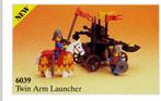 Lego Set - 6039 - Castle - Twin Arm Launcher, Nieuw