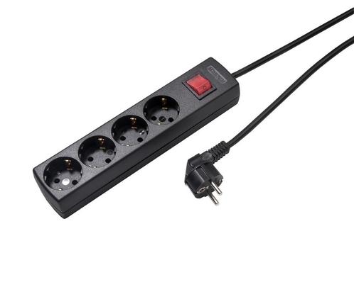 Martin Kaiser 4-Weg stopcontact met schakelaar en 1,5m kabel, Doe-het-zelf en Bouw, Elektriciteit en Kabels, Verzenden