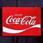 Coca-Cola, 80s Machine Part - Reclamebord - Staal