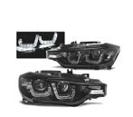 Phares Led Pour Bmw F30 F31 11-15 Tru Drl Noir, Verzenden