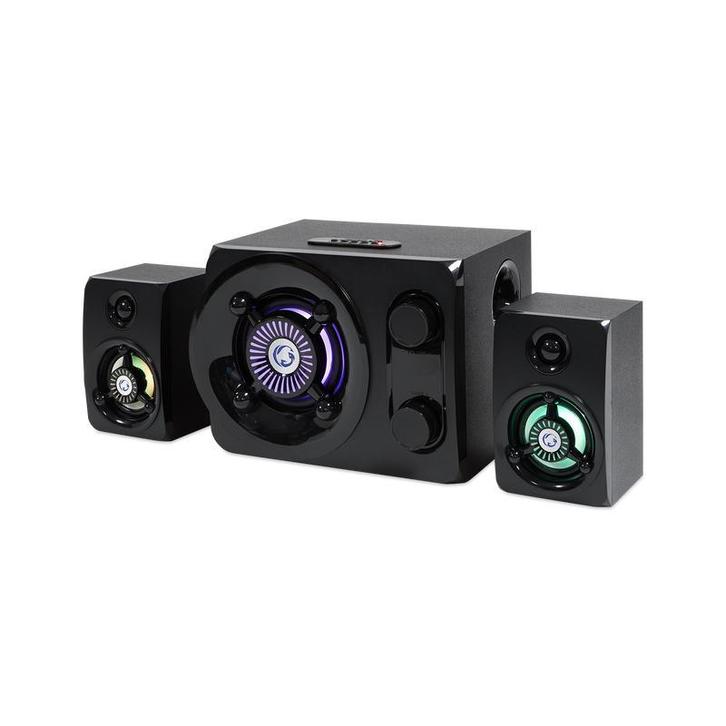 2.1 gaming speaker met ledverlichting - 75 watt, Audio, Tv en Foto, Luidsprekerboxen, Nieuw, Verzenden
