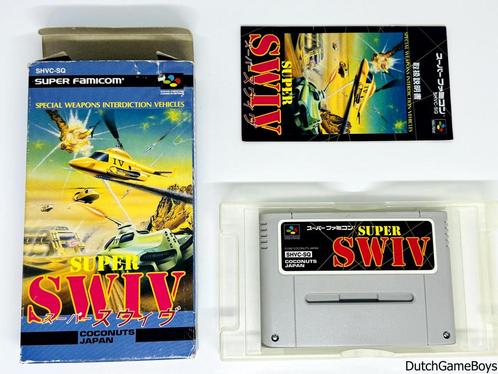 Super Famicom - Super Swiv, Games en Spelcomputers, Games | Nintendo Super NES, Gebruikt, Verzenden