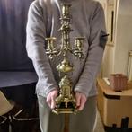 Kaarsenhouder (2) - Verguld brons - Bronzen kandelaars, Antiek en Kunst