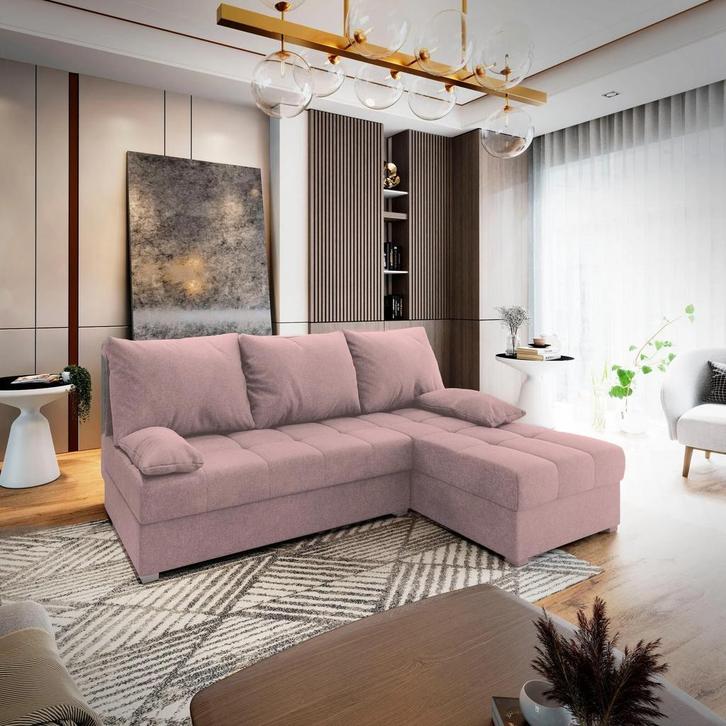 Slaapbank Rio met Opbergruimte Roze | Universeel | €399,-, Huis en Inrichting, Slaapkamer | Slaapbanken, Overige maten, Overige maten