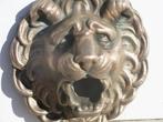 Beeldje - Tête de Lion en Bronze - Brons, Antiquités & Art