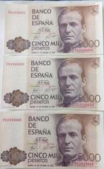 Spanje. - 3 x 5000 pesetas Pesetas 1979 - Pick 160  (Zonder