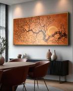 Ksavera - Japanese cherry tree J479 - copper painting on XXL