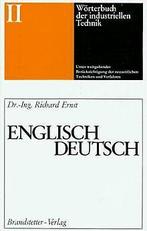 WörterBook der industriellen Technik, Bd.2, Englisch-Deu..., Verzenden