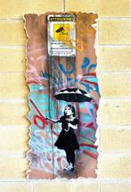 Mart Signed - Banksy Remake. Umbrella Girl