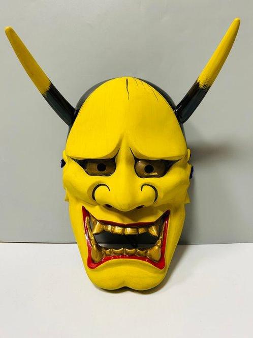 Noh masker - Hout, Artiest: Kobayashi Hiroaki - Hannya, Antiek en Kunst, Antiek | Overige Antiek