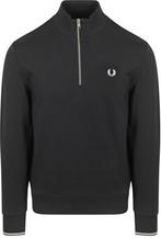 Fred Perry Half Zip Trui Zwart maat Maat 52/54 (L) Heren, Kleding | Heren, Maat 52/54 (L), Verzenden, Zwart, Nieuw