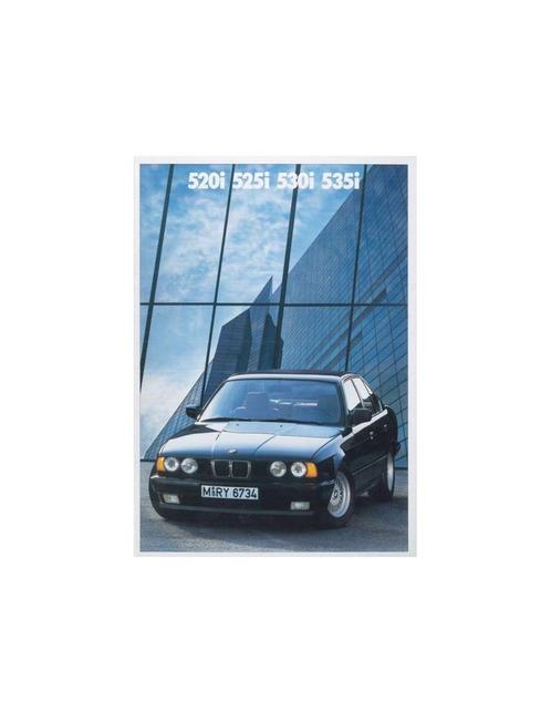 1988 BMW 5 SERIE BROCHURE NEDERLANDS, Livres, Autos | Brochures & Magazines