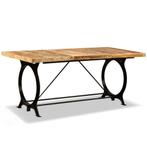 vidaXL Table de salle à manger Bois de manguier brut 180 cm