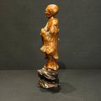 wortelhout Boeddha Darma beeld - bois de racine - Chine -