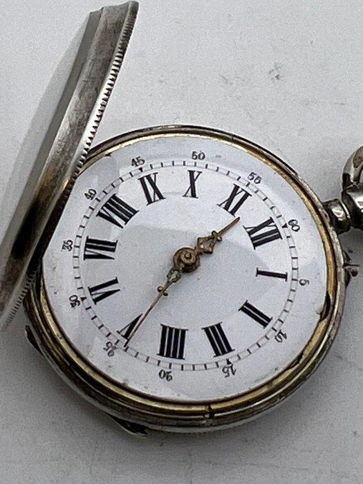 Bornand a Geneve . cilindto 10 rubis . Argento . Revisionato, Handtassen en Accessoires, Horloges | Heren