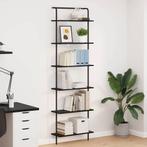 vidaXL Boekenplank Zwart eiken 60 x 24 x 203 cm Bewerkt hout, Huis en Inrichting, Verzenden, Nieuw