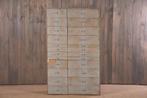 Groot industrieel dressoir grijs | Vintage ladekast