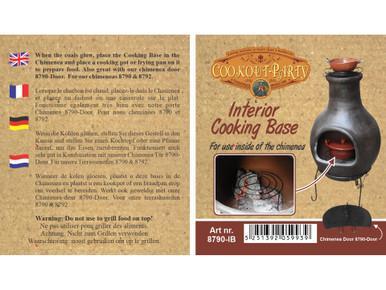 Sol-y-Yo Chimenea grillrek voor Jumbo terrashaard 115 cm, Tuin en Terras, Tuinhaarden, Nieuw, Verzenden