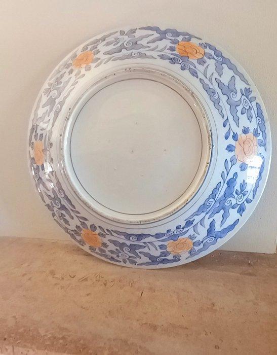 Bord - schotel - Biscuit porselein - Imari schotel meiji, Antiek en Kunst, Antiek | Overige Antiek