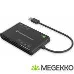 Conceptronic BIAN01B smart card reader USB 2.0 Zwart, Verzenden, Nieuw