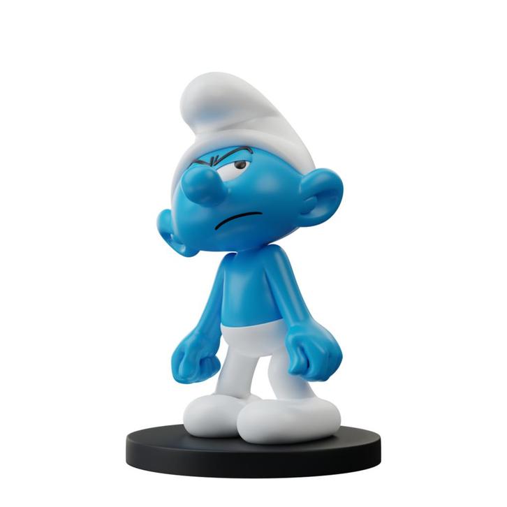 De Smurfen Beeldje Moppersmurf 11 cm, Collections, Personnages de BD, Enlèvement ou Envoi