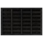 vidaXL Deurmat rechthoekig 40x60 cm rubber en kokosvezel, Tuin en Terras, Verzenden, Nieuw