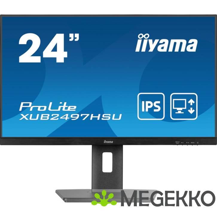 Iiyama ProLite XUB2497HSU-B2 24  Full HD IPS Monitor, Computers en Software, Overige Computers en Software, Nieuw, Verzenden