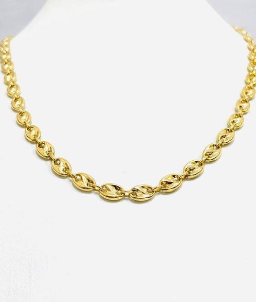 Collier - 18 carats Or jaune - Fabriqué en Italie, Handtassen en Accessoires, Kettingen