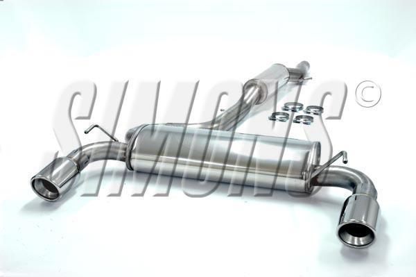 Simons uitlaatlsysteem duplex vanaf katalysator: RVS | Volks, Auto-onderdelen, Uitlaatsystemen, Nieuw, Verzenden