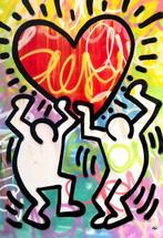 Gunnar Zyl (1988) - Heart / Keith Haring & Zyl, Antiek en Kunst