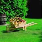 NIEUW - Houten kruiwagen plantenbak, Verzenden, Nieuw