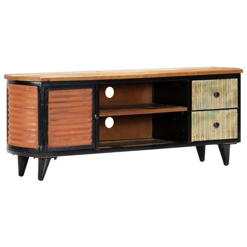 vidaXL Tv-meubel 120x30x45 cm massief gerecycled hout, Huis en Inrichting, Kasten |Televisiemeubels, Nieuw, Verzenden