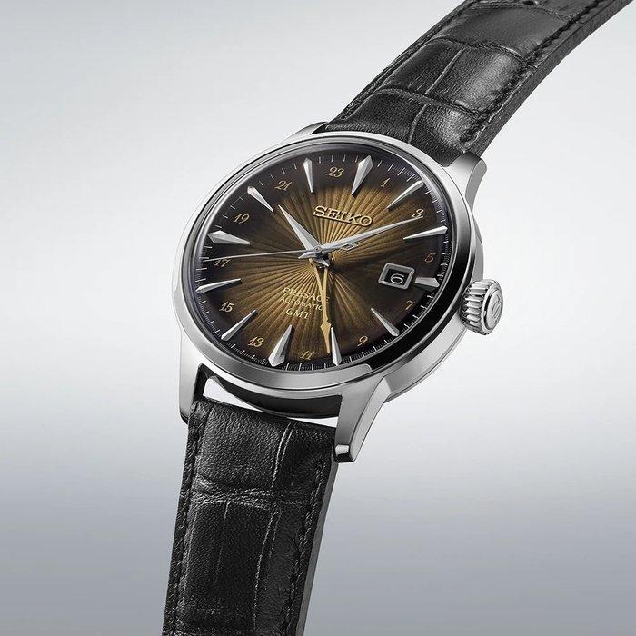 Seiko - Seiko Presage Cocktail Rusty Nail GMT - SSK039J1 -, Handtassen en Accessoires, Horloges | Heren
