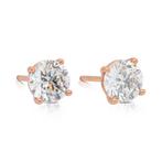 Oorbellen - 18 karaat Roségoud - 2.08ct. tw. Diamant, Nieuw