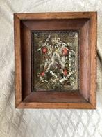 Reliekhouder - Hout, Glas, Papier - Early 20th century -
