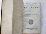 Koninkrijk Holland - Wetboek Napoleon/Crimineel Wetboek -, Antiek en Kunst
