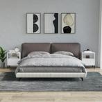 vidaXL Nachtkastjes 2 st 40x35x50 cm wit, Huis en Inrichting, Verzenden, Nieuw
