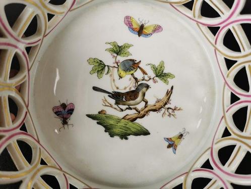 Herend - Mand - Rothschild-vogels - Porselein, Antiek en Kunst, Antiek | Meubels | Tafels