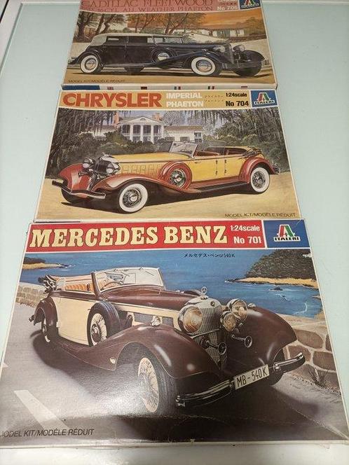 ② Italeri - 1:24 - Mercedes, Chrysler, Cadillac — Voitures  
