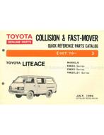 1984 TOYOTA LITEACE SNEL ONDERDELENHANDBOEK