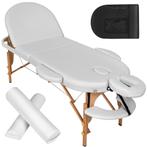3 zones massagetafel ovaal met 5cm matras, rolkussens en hou, Sports & Fitness, Produits de massage, Verzenden