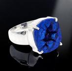 Géode dazurite rare Coulée dargent azurite - Hauteur :, Collections